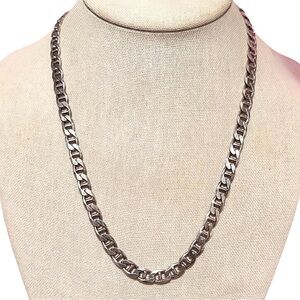 Sterling Silver 7MM Cuban 20” Chain Necklace
